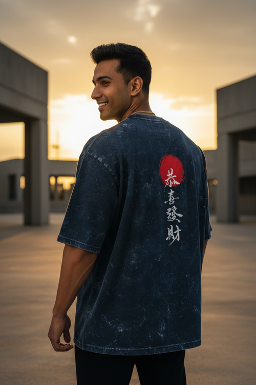 Acid Wash Male Back